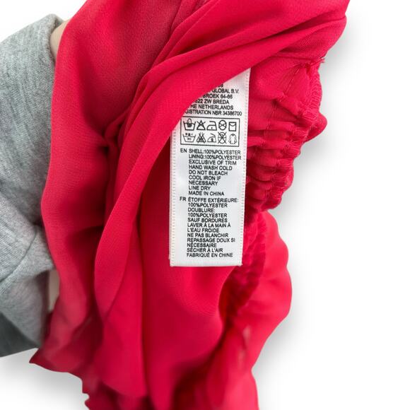 Rory Beca REVOLVE Hot Pink Halter Top Large Embroidered Peplum T-Back Tank Boho - Picture 11 of 11